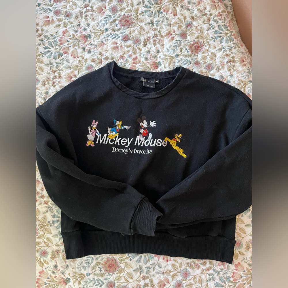 Zara Mickey Disney sweatshirt